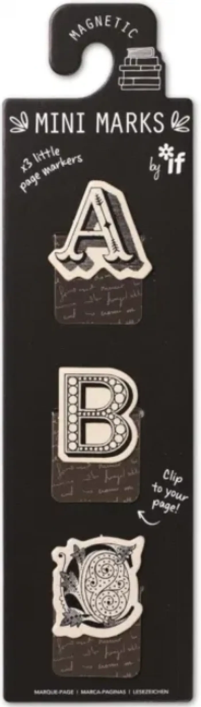 ABC - Magnetic Mini Bookmarks