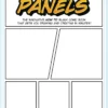 ACTION PANELS - THE INNOVATIVE HOW-TO BLANK COMIC BOOK JOURNAL THAT GETS YOU CREATING IN MINUTES!