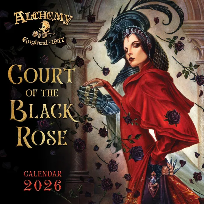 Alchemy: Court of the Black Rose Wall Calendar 2026 (Art Calendar)