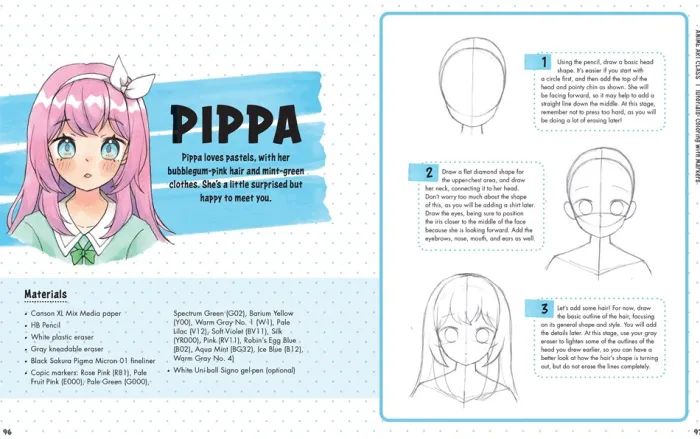 Anime Art Class: A Complete Course in Drawing Manga Cuties: Volume 4