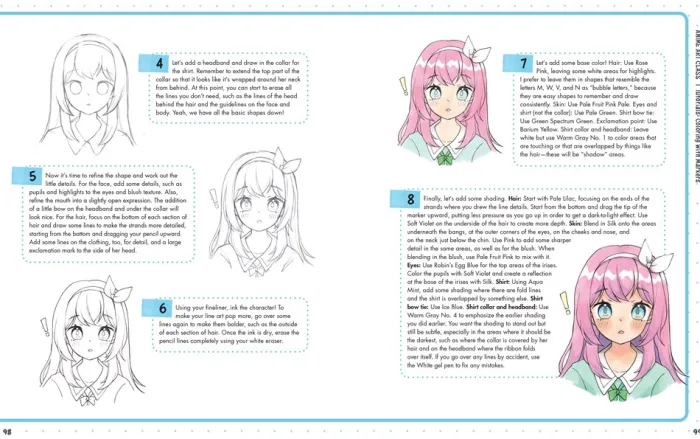 Anime Art Class: A Complete Course in Drawing Manga Cuties: Volume 4