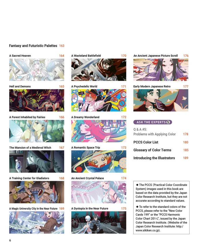 Anime & Manga Digital Coloring Guide: Choose the Colors That Bring Your Drawings to Life! (With Over 1000 Color Combinations)