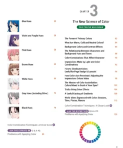 Anime & Manga Digital Coloring Guide: Choose the Colors That Bring Your Drawings to Life! (With Over 1000 Color Combinations)