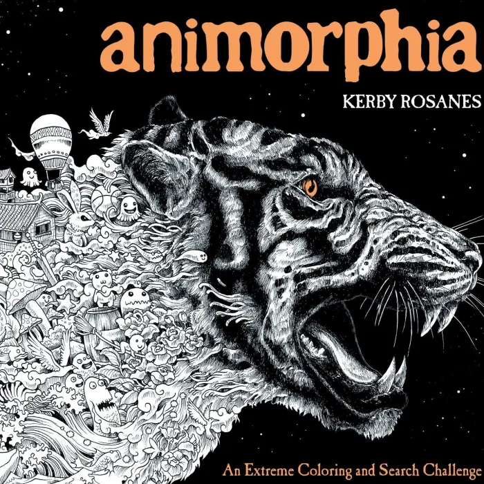Animorphia: An Extreme Coloring and Search Challenge