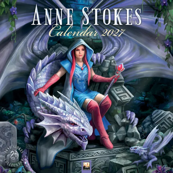 Anne Stokes Wall Calendar 2027 (Art Calendar)