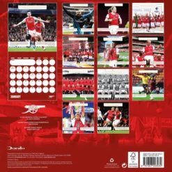 Arsenal Fc Legends 2027 Square Calendar