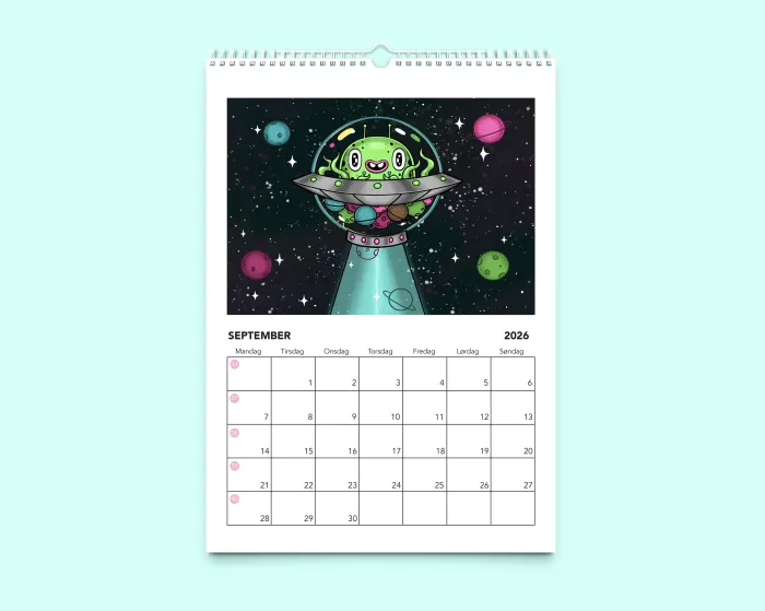 Barnslig Kalender 2026