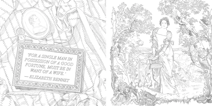 BBC Pride and Prejudice: The Official Coloring Book
