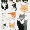 Bibliophile Flexi Journal: Bookstore Cats