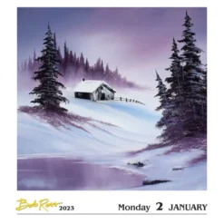 Bob Ross: A Happy Little Day-to-Day 2023 Calendar