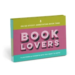 Booklovers' Sticky Book Tabs: Annotate Your Books & Flag Favorite Bits!