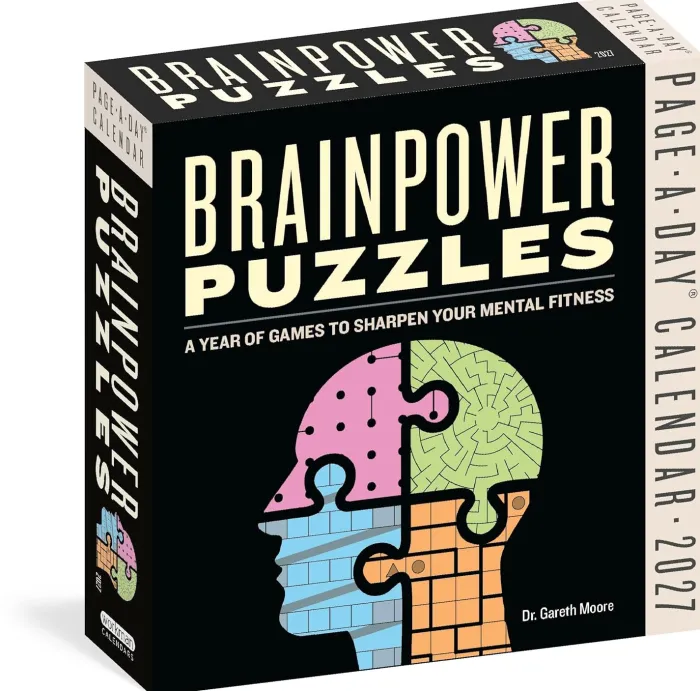 Brainpower Puzzles Page-A-Day® Calendar 2027: A Year of Games to Sharpen Your Mental Fitness