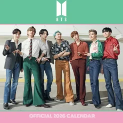 BTS 2026 Wall Calendar - multi language