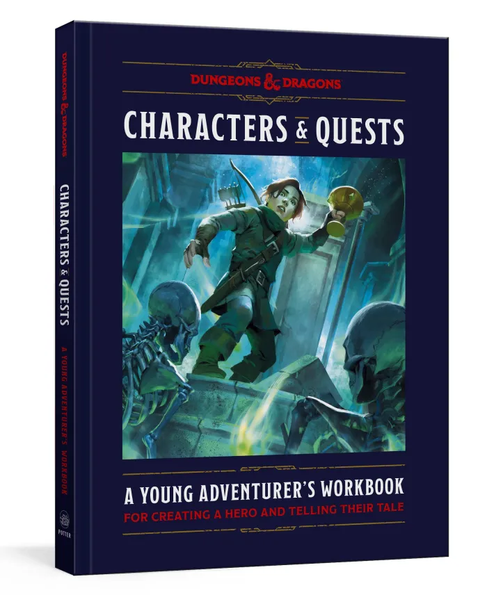 Characters & Quests (Dungeons & Dragons): A Young Adventurer's Workbook for Creating a Hero and Telling Their Tale