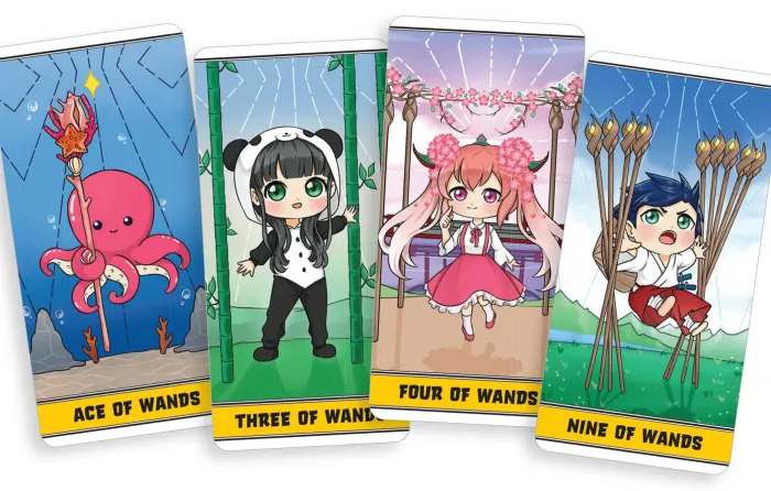 Chibi Tarot: A 78-Card Deck and Guidebook of Fun and Kawaii Chibi Characters