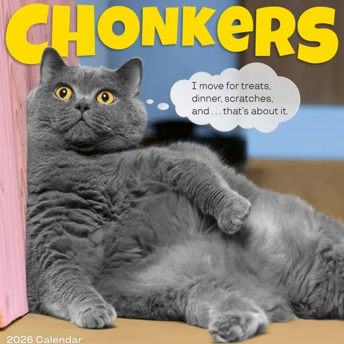 Chonkers Wall Calendar 2026