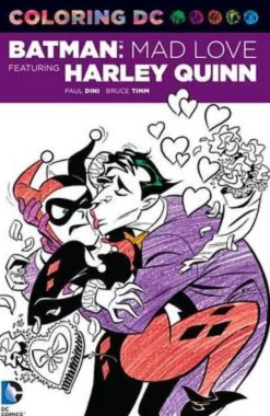 Coloring DC Harley Quinn in Batman Adventures: Mad Love