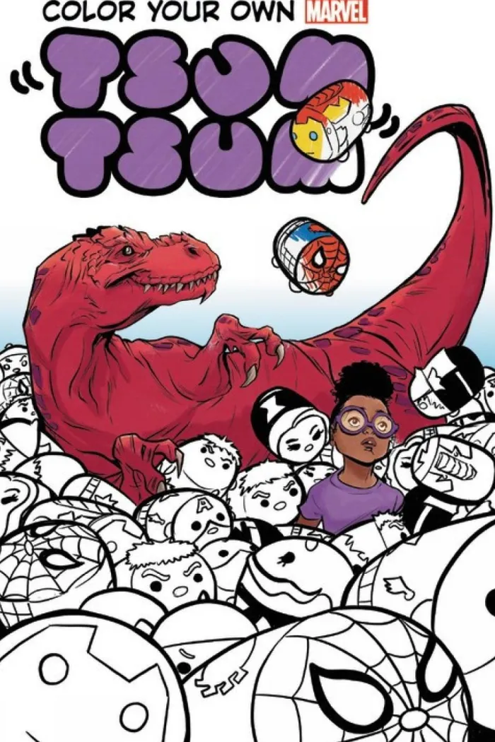Color Your Own Marvel Tsum Tsum