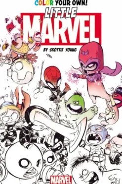 Color Your Own Young Marvel By Skottie Young