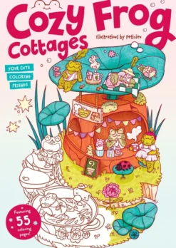Cozy Frog Cottages: Your cute coloring friends