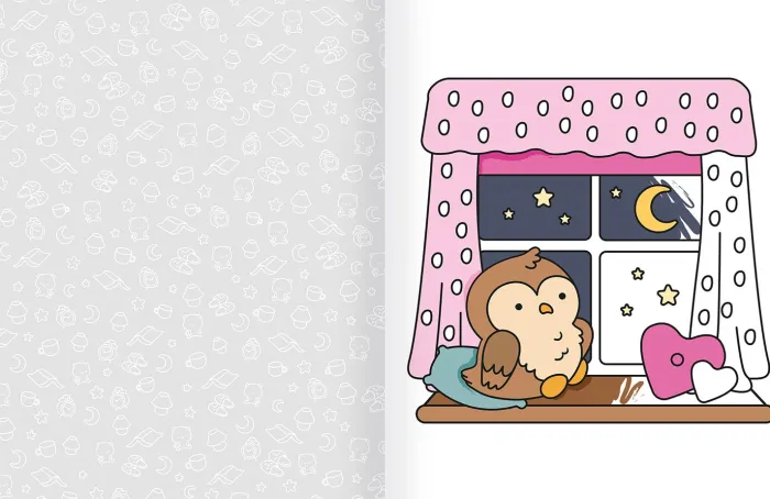 Cozy World Comfy Dreams: Easy Colouring and Sticker Scene for Teens, Young Adults and Adults