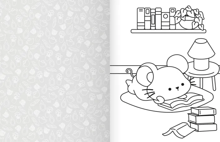 Cozy World Comfy Home: Easy Colouring and Sticker Scene for Teens, Young Adults and Adults