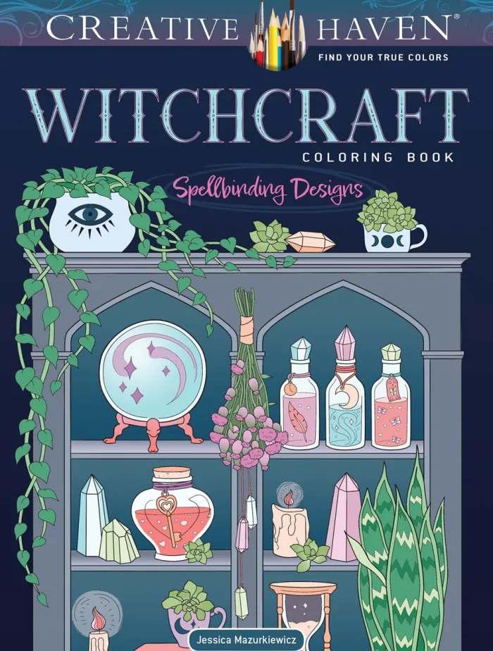 Creative Haven Witchcraft Coloring Book: Spellbinding Designs