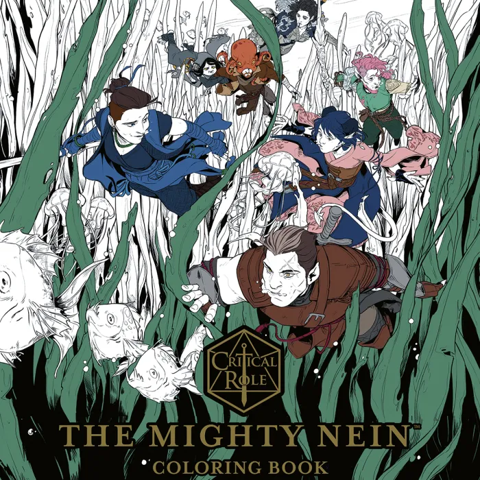 Critical Role: The Mighty Nein Coloring Book