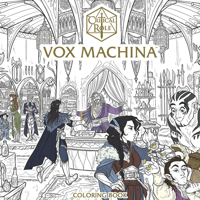 Critical Role: Vox Machina Coloring Book