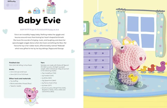 Crochet Peppa Pig: Over 20 adorable amigurumi toy patterns for hours of fun!