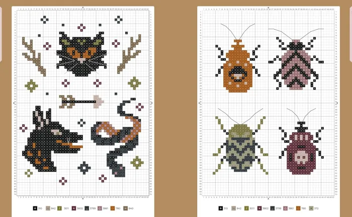 Cross Stitch Cabinet of Curiosities: 500 Magical Motifs and Peculiar Patterns