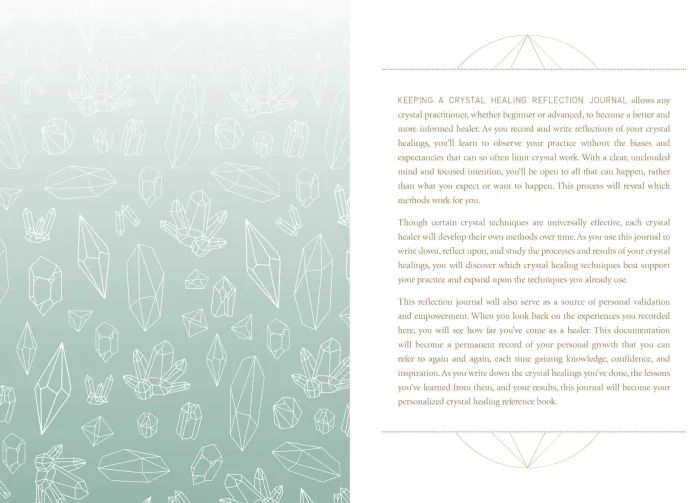 Crystal Healing Reflection Journal