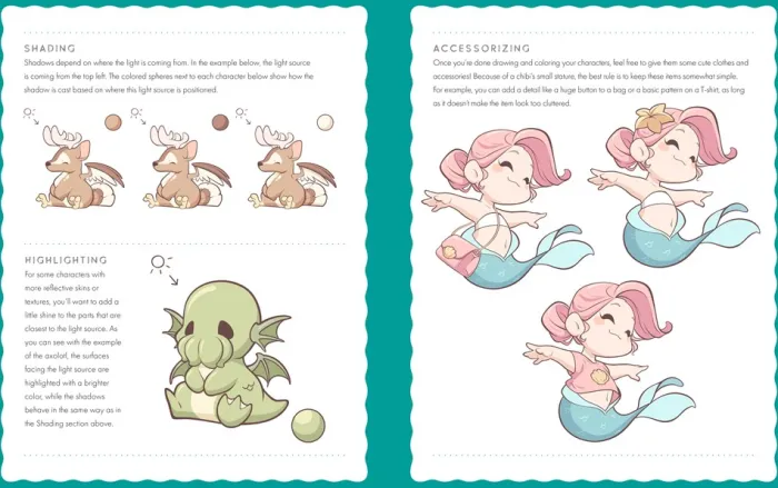 Cute Chibi Mythical Beasts & Magical Monsters: Learn How to Draw Over 60 Enchanting Creatures: Volume 5