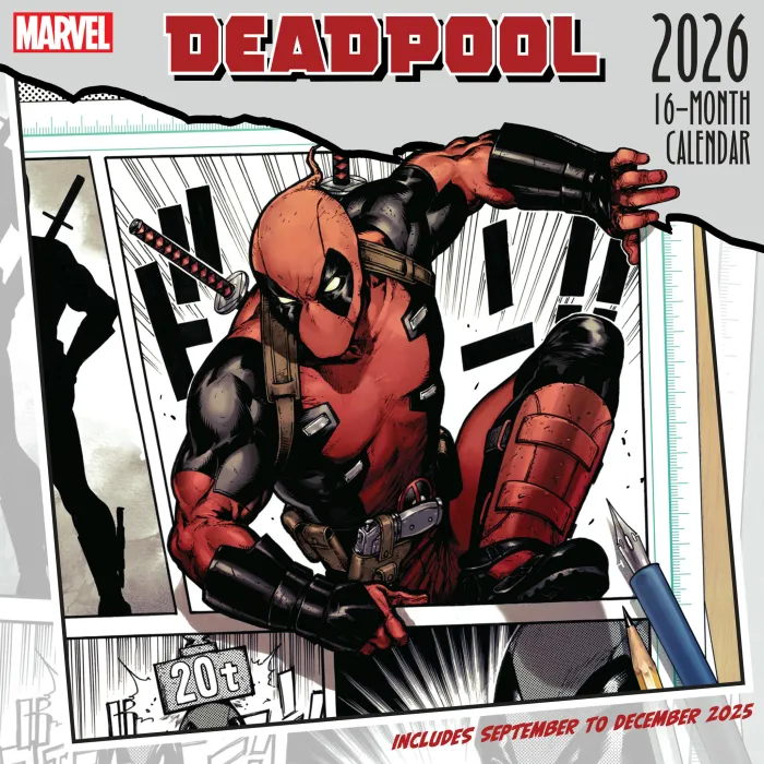 Deadpool 2026 Square Calendar