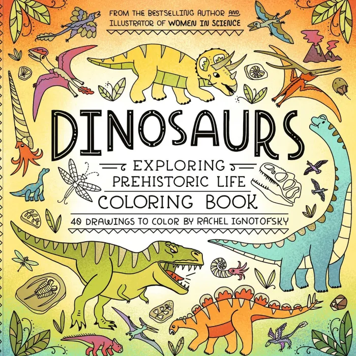 Dinosaurs Coloring Book: 40 Drawings to Color