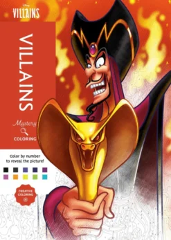 Disney Mystery Coloring: Disney Villains: A Color by Number Book