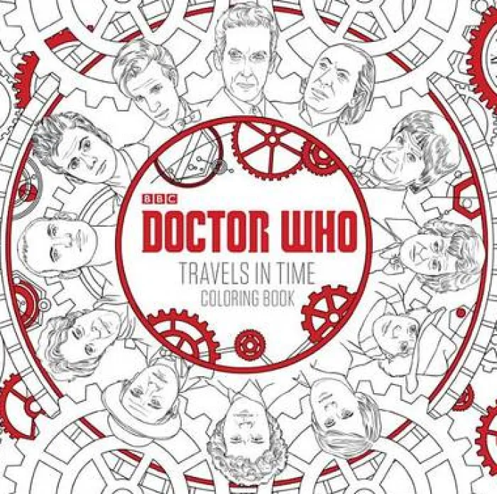 Doctor Who Travels in Time Coloring Book
