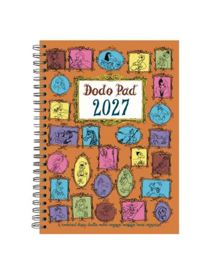 Dodo Pad A5 Diary 2027 - Calendar Year Week to View Diary: A Diary-Organiser-Planner Book with space for up to 5 people/appointments/activities. UK made, sustainable, plastic free
