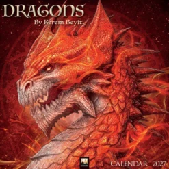 Dragons by Kerem Beyit Wall Calendar 2027 (Art Calendar)