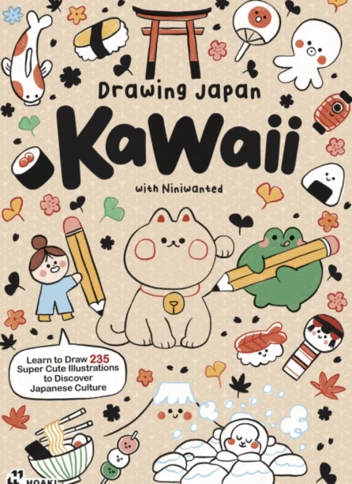 Drawing Japan Kawaii: Learn to draw 235 super cute illustrations to discover Japanese Culture