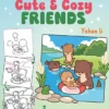 Draw me! Color me!: Cute & Cozy Friends: 20 How-to Drawings & 20 Coloring Pages