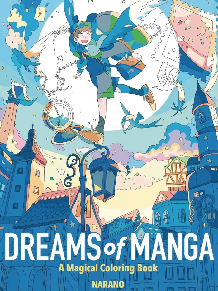 Dreams of Manga Magical Coloring Book