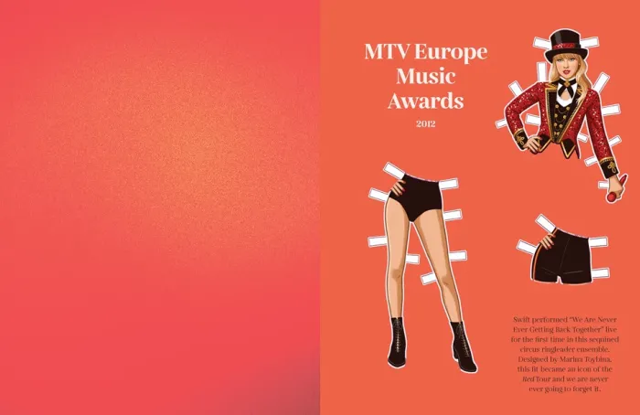 Dress Up Taylor: A Taylor Swift paper doll book featuring her iconic eras