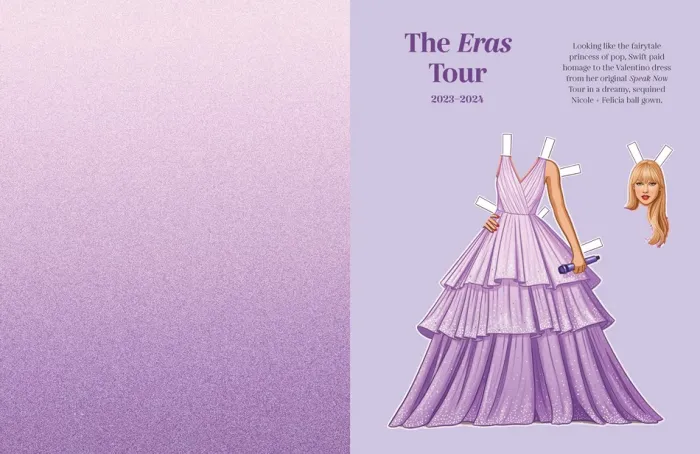 Dress Up Taylor: A Taylor Swift paper doll book featuring her iconic eras