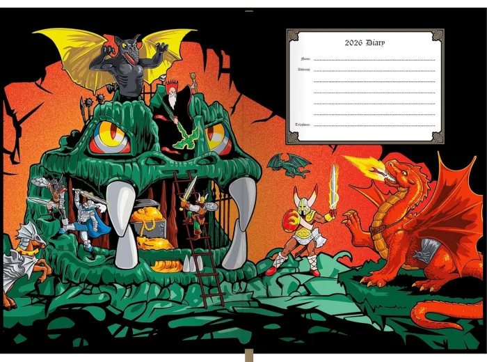 Dungeons & Dragons 2026 A5 Diary