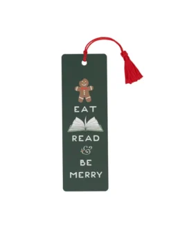 Eat, Read, & Be Merry (Gingerbread) Bookmark