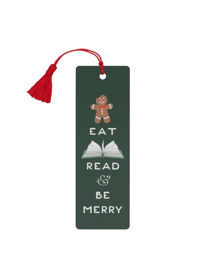 Eat, Read, & Be Merry (Gingerbread) Bookmark