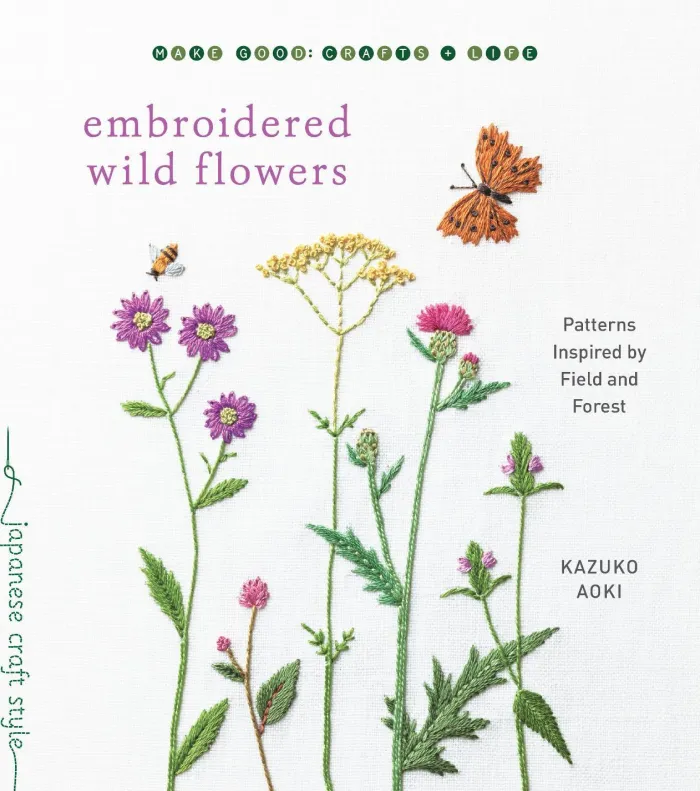Embroidered Wild Flowers: Patterns Inspired by Field and Forest
