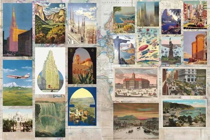 Epic Journeys and Grand Tours Travel Sticker, Color and Activity Book: Over 500 Unique Stickers