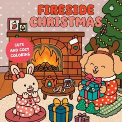 Fireside Christmas: A Cute & Cozy Coloring Book